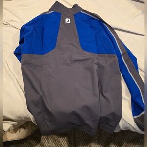 FootJoy Performance Jacket in Blue and Gray Foot Joy Men's Golf R